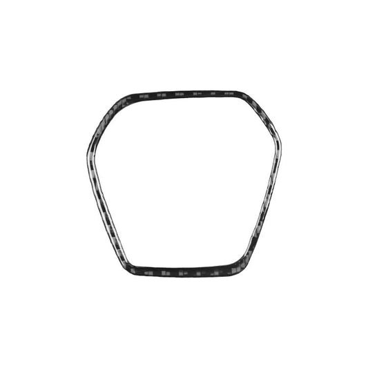 For Chevrolet Corvette C8 Steering Wheel Frame Sticker(Black) - Car Interior Mouldings by buy2fix | Online Shopping UK | buy2fix