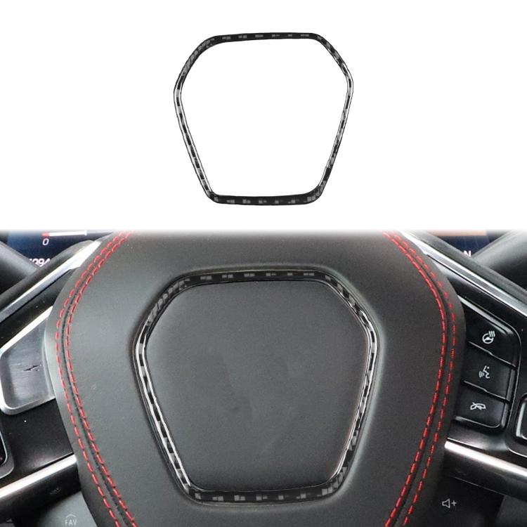 For Chevrolet Corvette C8 Steering Wheel Frame Sticker(Black) - Car Interior Mouldings by buy2fix | Online Shopping UK | buy2fix