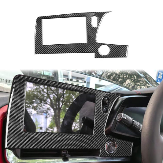 For Chevrolet Corvette C8 Right-Hand Drive Central Control Screen Frame Sticker(Black) - Car Interior Mouldings by buy2fix | Online Shopping UK | buy2fix