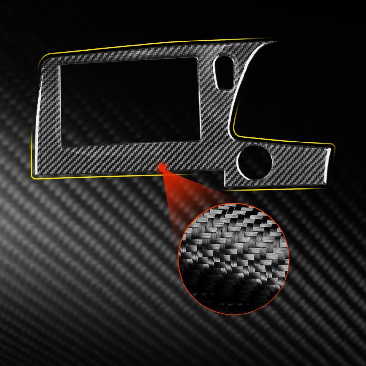 For Chevrolet Corvette C8 Right-Hand Drive Central Control Screen Frame Sticker(Black) - Car Interior Mouldings by buy2fix | Online Shopping UK | buy2fix