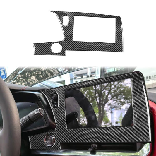 For Chevrolet Corvette C8 Left-Hand Drive Central Control Screen Frame Sticker(Black) - Car Interior Mouldings by buy2fix | Online Shopping UK | buy2fix