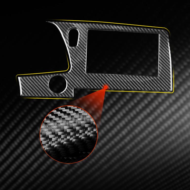 For Chevrolet Corvette C8 Left-Hand Drive Central Control Screen Frame Sticker(Black) - Car Interior Mouldings by buy2fix | Online Shopping UK | buy2fix