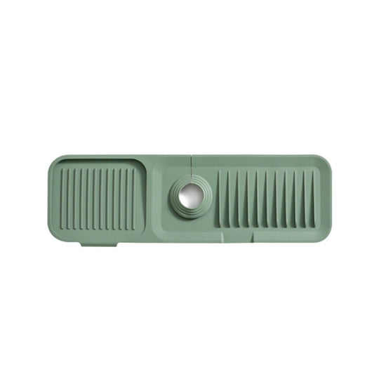 Faucet Silicone Draining Mat Anti-splash Kitchen Sink Non-slip Soap Mat, Size: Extra Large(Ink Green)