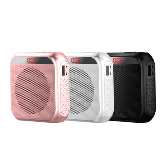 S17 Mini Portable Tour Guide Teaching Loudspeaker with Screen Display(Bright White) - Loudspeaker by buy2fix | Online Shopping UK | buy2fix