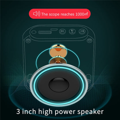 S17 Mini Portable Tour Guide Teaching Loudspeaker with Screen Display(Bright White) - Loudspeaker by buy2fix | Online Shopping UK | buy2fix