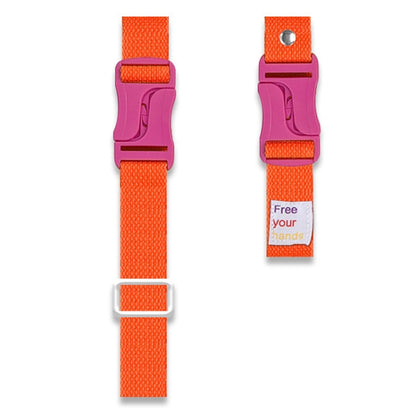2PCS Crossbody Adjustable Phone Strap Phone Case Camera Bag Lanyard(Orange) - Lanyards & Wrist Straps by buy2fix | Online Shopping UK | buy2fix