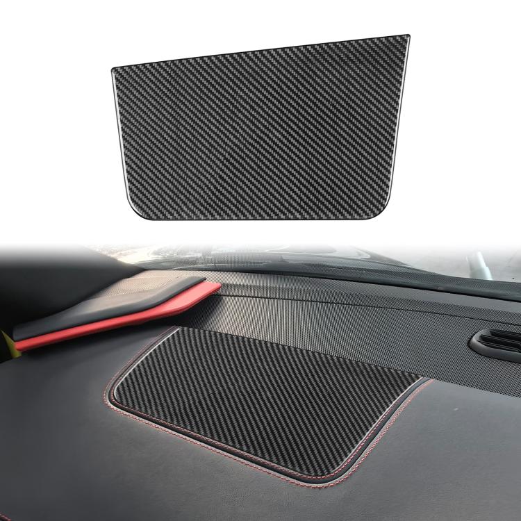 For Chevrolet Corvette C8 Right-Hand Drive Passenger Panel Sticker(Black) - Car Interior Mouldings by buy2fix | Online Shopping UK | buy2fix