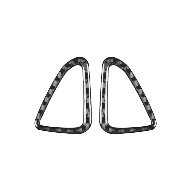 For Chevrolet Corvette C8 2pcs/Set Car Door Air Vent Sticker(Black) - Car Interior Mouldings by buy2fix | Online Shopping UK | buy2fix