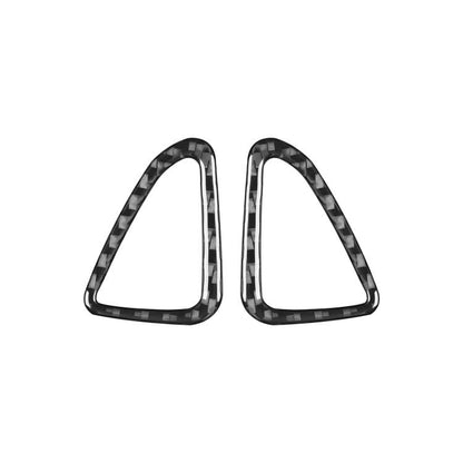 For Chevrolet Corvette C8 2pcs/Set Car Door Air Vent Sticker(Black) - Car Interior Mouldings by buy2fix | Online Shopping UK | buy2fix