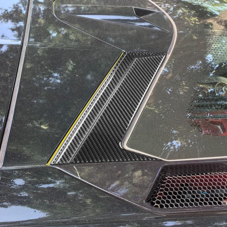 For Chevrolet Corvette C8 6pcs /Set Roof Camera Frame Sticker(Black) - Car Interior Mouldings by buy2fix | Online Shopping UK | buy2fix