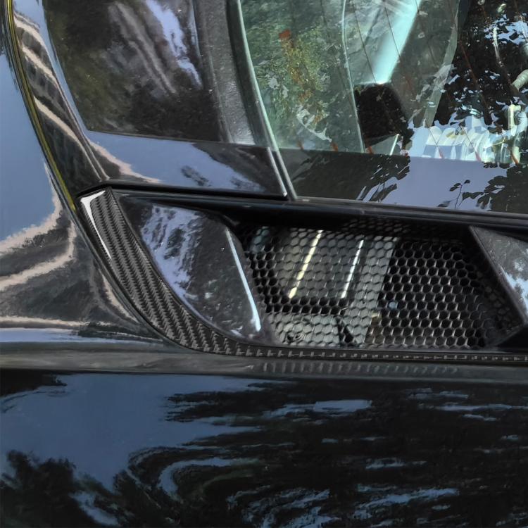 For Chevrolet Corvette C8 4pcs /Set Roof Engine Vent Sticker(Black) - Car Interior Mouldings by buy2fix | Online Shopping UK | buy2fix