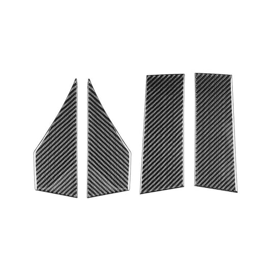 For Chevrolet Corvette C8 4pcs /Set Roof Both Sides Decorative Stickers(Black) - Car Interior Mouldings by buy2fix | Online Shopping UK | buy2fix