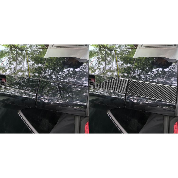 For Chevrolet Corvette C8 4pcs /Set Roof Both Sides Decorative Stickers(Black) - Car Interior Mouldings by buy2fix | Online Shopping UK | buy2fix