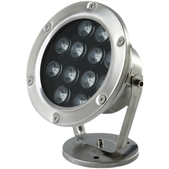 LED Underwater Light Pool Fish Pond Fountain Waterproof Landscape Light 12W(White)
