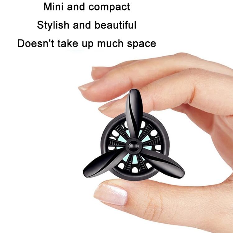 Car Air Outlet Perfume Aromatherapy Swivel Fan With Light(Red) - Air Freshener by buy2fix | Online Shopping UK | buy2fix