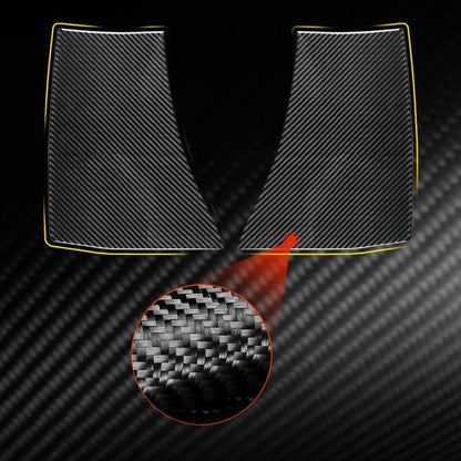 For Chevrolet Corvette C8 2pcs /Set Body Exhaust Port Sticker(Black) - Car Interior Mouldings by buy2fix | Online Shopping UK | buy2fix