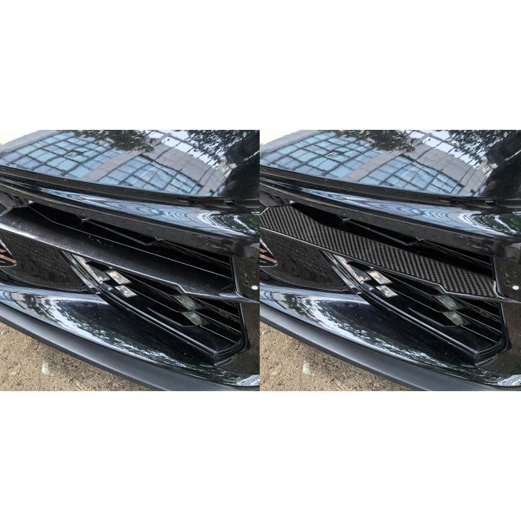For Chevrolet Corvette C8 2pcs /Set Front Vent Sticker(Black) - Car Interior Mouldings by buy2fix | Online Shopping UK | buy2fix