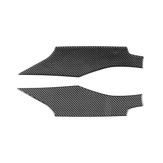 For Chevrolet Corvette C8 2pcs /Set Door Panel Decorative Sticker(Black) - Car Interior Mouldings by buy2fix | Online Shopping UK | buy2fix