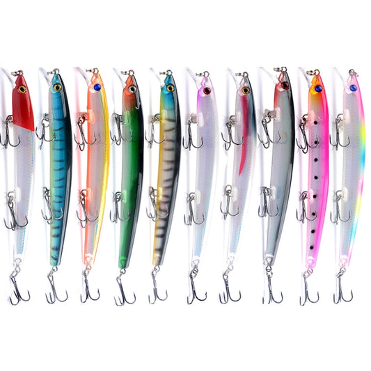 M0231 13.5cm 15g Mino Rattle Pearl Long-distance Suspension Laser Hard Lure(1) - Fishing Lures by buy2fix | Online Shopping UK | buy2fix