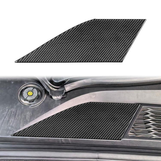 For Chevrolet Corvette C8 Right-Hand Drive Front Storage Vent Sticker(Black) - Car Interior Mouldings by buy2fix | Online Shopping UK | buy2fix