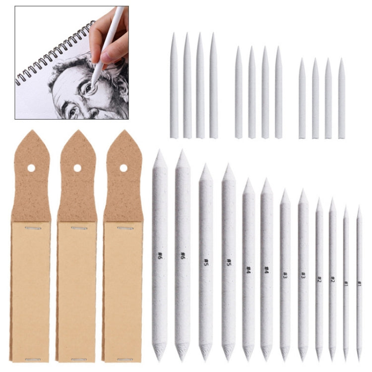 27 PCS/Set Sketch Painting Daub Pen Rice Paper Brush Pen Art Supplies by buy2fix