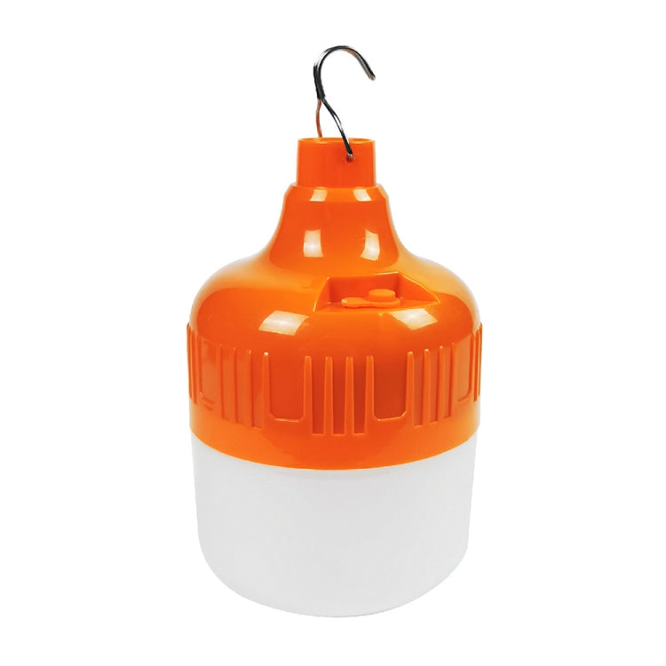 AB26 USB Charging LED Bulb Night Market Stall Lights Outdoor Camping Hanging Lamp, Power: 100W (Orange) by buy2fix