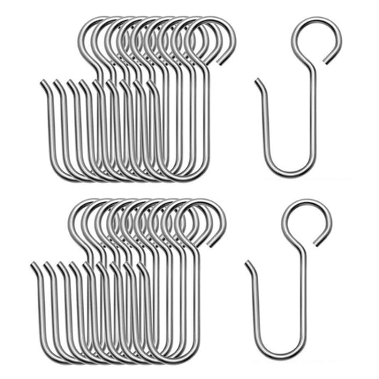 20PCS Metal Hook Set Curtain Easy Replacement Hook Accessories - Curtain Decorative Accessories by buy2fix | Online Shopping UK | buy2fix