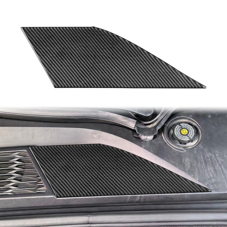 For Chevrolet Corvette C8 Left-Hand Drive Front Storage Vent Sticker(Black) - Car Interior Mouldings by buy2fix | Online Shopping UK | buy2fix