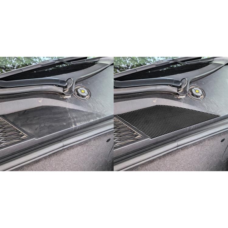 For Chevrolet Corvette C8 Left-Hand Drive Front Storage Vent Sticker(Black) - Car Interior Mouldings by buy2fix | Online Shopping UK | buy2fix