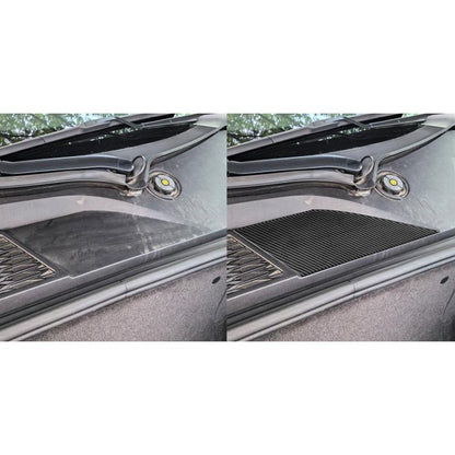 For Chevrolet Corvette C8 Left-Hand Drive Front Storage Vent Sticker(Black) - Car Interior Mouldings by buy2fix | Online Shopping UK | buy2fix