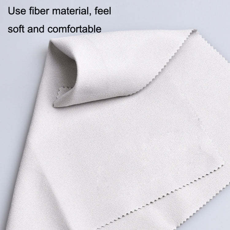 10PCS Wind Guitar Cleaning Cloth Piano Wipe Jean Cloth(Gray) by buy2fix