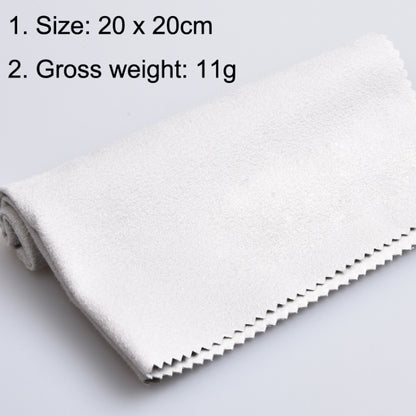 10PCS Wind Guitar Cleaning Cloth Piano Wipe Jean Cloth(Gray) by buy2fix