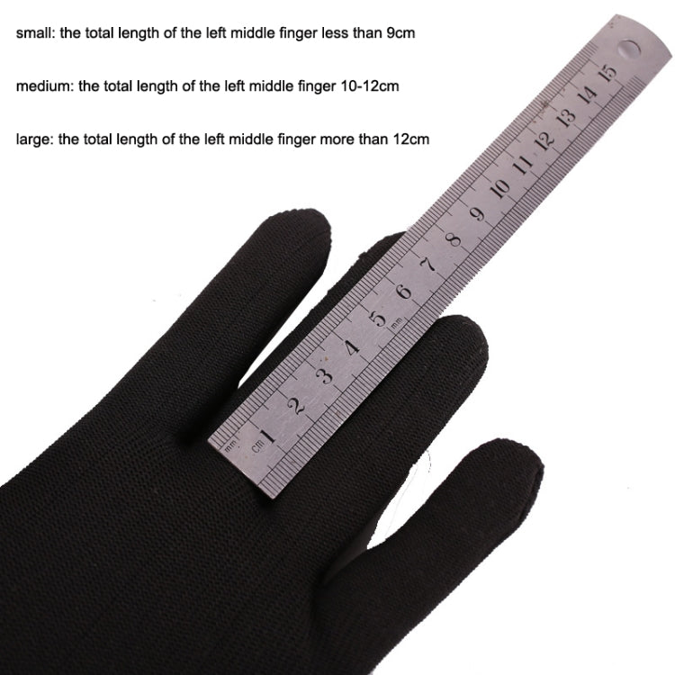 2PCS Beginner Press Nylon Wear -Resistant Anti -Slip Left Hand Guitar Exercise Glove,Size: Small by buy2fix