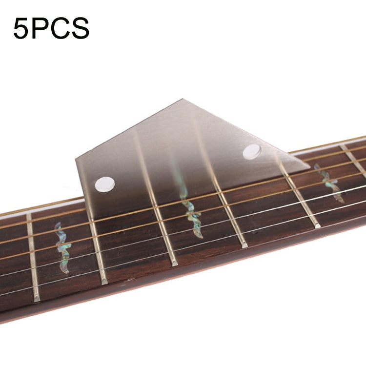 5PCS Stainless Steel Leveling Ruler Guitar Repair Measuring Ruler Tools by buy2fix