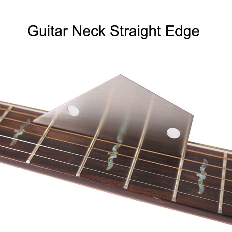 5PCS Stainless Steel Leveling Ruler Guitar Repair Measuring Ruler Tools by buy2fix