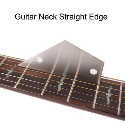 5PCS Stainless Steel Leveling Ruler Guitar Repair Measuring Ruler Tools by buy2fix