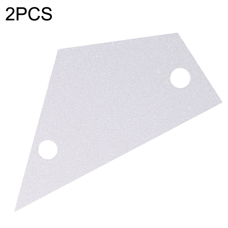 2PCS Aluminum Silver Leveling Ruler Guitar Repair Measuring Ruler Tools by buy2fix