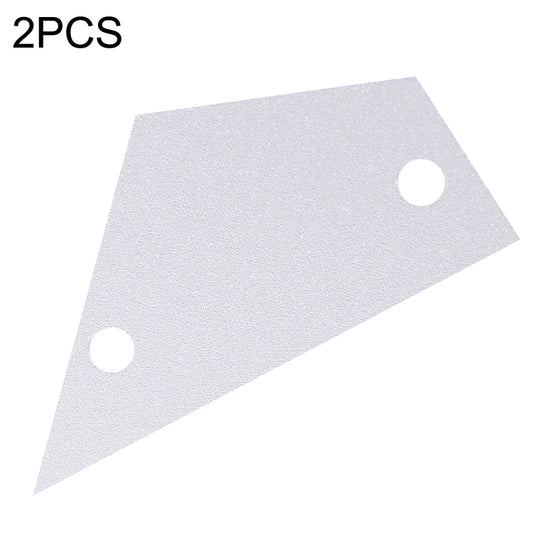 2PCS Aluminum Silver Leveling Ruler Guitar Repair Measuring Ruler Tools by buy2fix