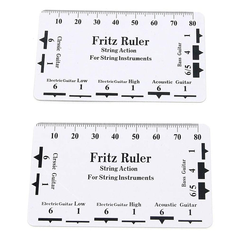 5PCS Guitar String High Ruler Guitar Repair Measuring Ruler Tools by buy2fix