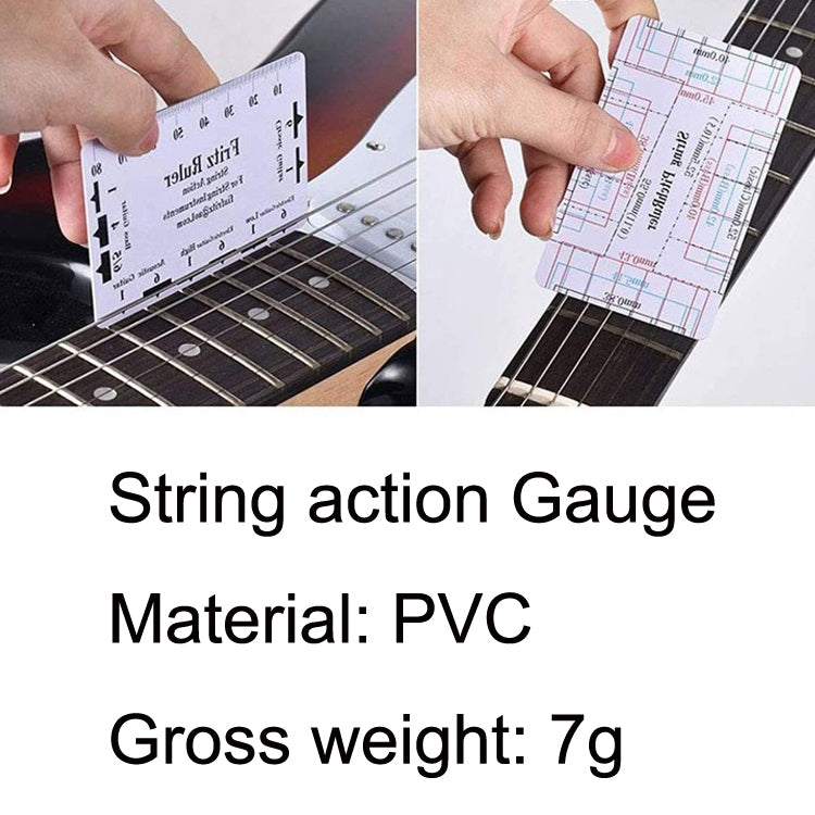 5PCS Guitar String High Ruler Guitar Repair Measuring Ruler Tools by buy2fix