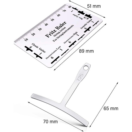 T -Type Guitar Ruler+String High Ruler Guitar Repair Measuring Ruler Tools by buy2fix