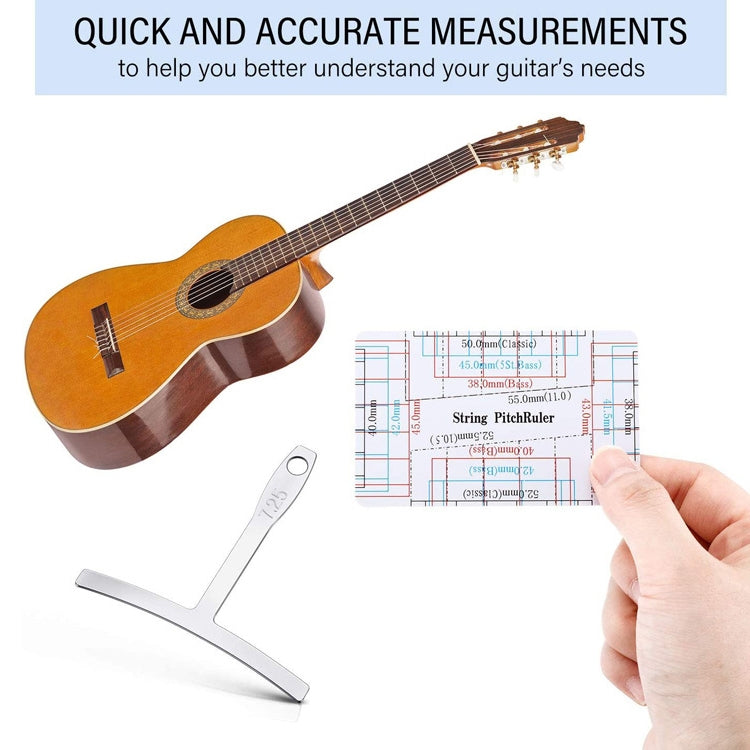 T -Type Guitar Ruler+String High Ruler Guitar Repair Measuring Ruler Tools by buy2fix