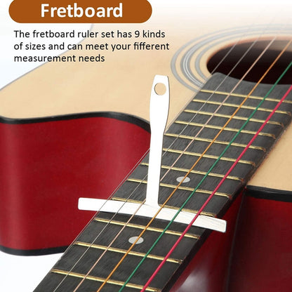 T -Type Guitar Ruler+String High Ruler Guitar Repair Measuring Ruler Tools by buy2fix