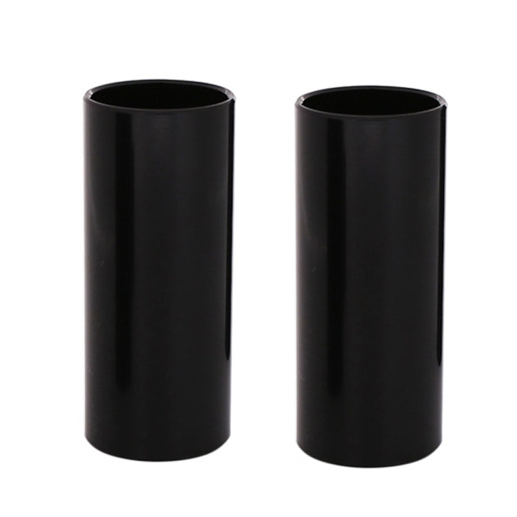 2PCS Stainless Steel Guitar Slide Tube Folk Slide Block, Size: 28mm(Black) - Guitar Tuner Accessories by buy2fix | Online Shopping UK | buy2fix