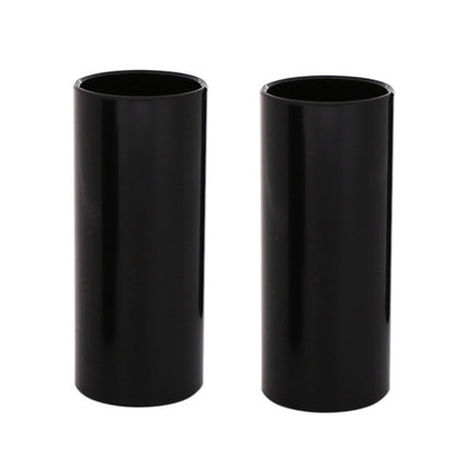 2PCS Stainless Steel Guitar Slide Tube Folk Slide Block, Size: 28mm(Black) - Guitar Tuner Accessories by buy2fix | Online Shopping UK | buy2fix