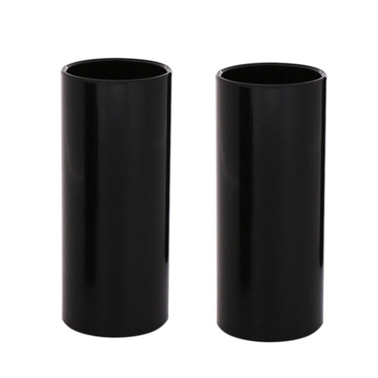 2PCS Stainless Steel Guitar Slide Tube Folk Slide Block, Size: 60mm(Black) - Guitar Tuner Accessories by buy2fix | Online Shopping UK | buy2fix