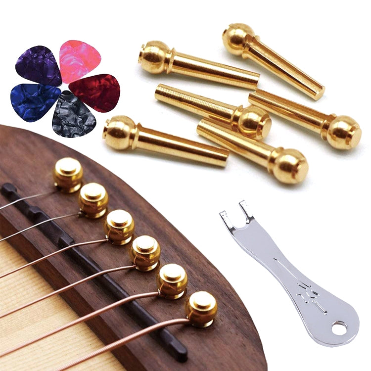 12 PCS / Set Folk Wood Bass Guitar Tuning Clip Tuner Instrument Set - String Instrument Accessories by buy2fix | Online Shopping UK | buy2fix