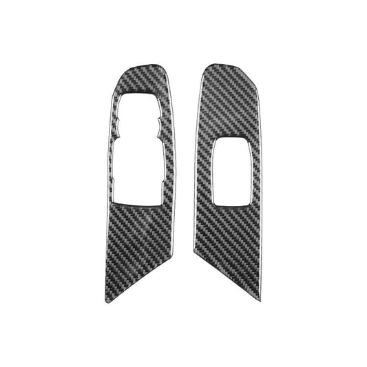 For Chevrolet Corvette C8 2pcs /Set Left-Hand Drive Lift Button Decorative Sticker(Black) - Car Interior Mouldings by buy2fix | Online Shopping UK | buy2fix