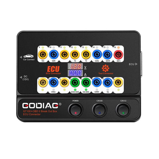 GODIAG GT100+ OBDII Breakout Box Diagnostic Port Tester ECU Bench Connector(US Plug) - Electronic Test by buy2fix | Online Shopping UK | buy2fix