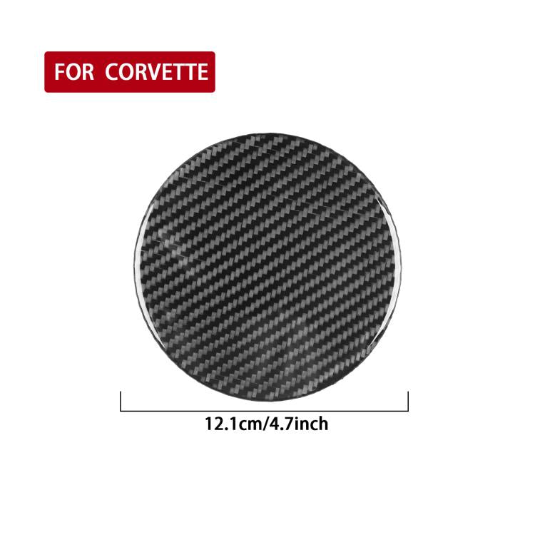 For Chevrolet Corvette C8 Fuel Tank Cover Decorative Stickers(Black) - Car Interior Mouldings by buy2fix | Online Shopping UK | buy2fix